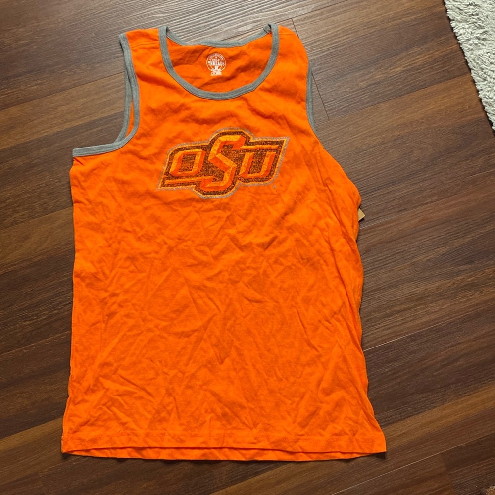 Rivalry Threads 91, men’s, M & L, orange, OSU tank top, NWT